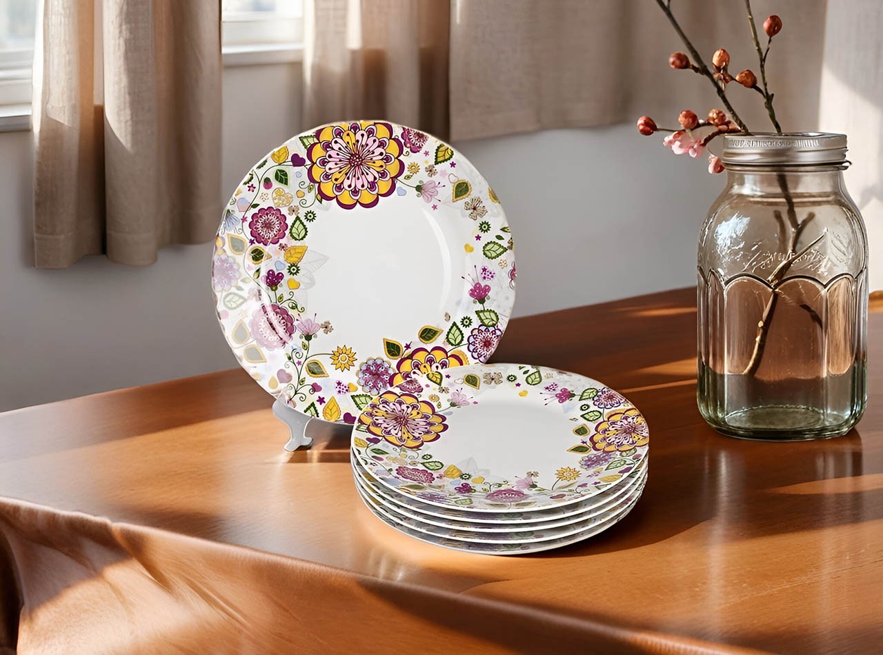 B16 Gardenia 6 pcs Piring Makan